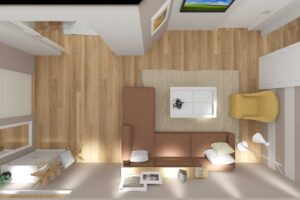 basement lr. perpective